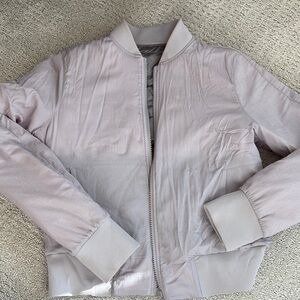 Lululemon purple/grey reversible Bomber Jacket